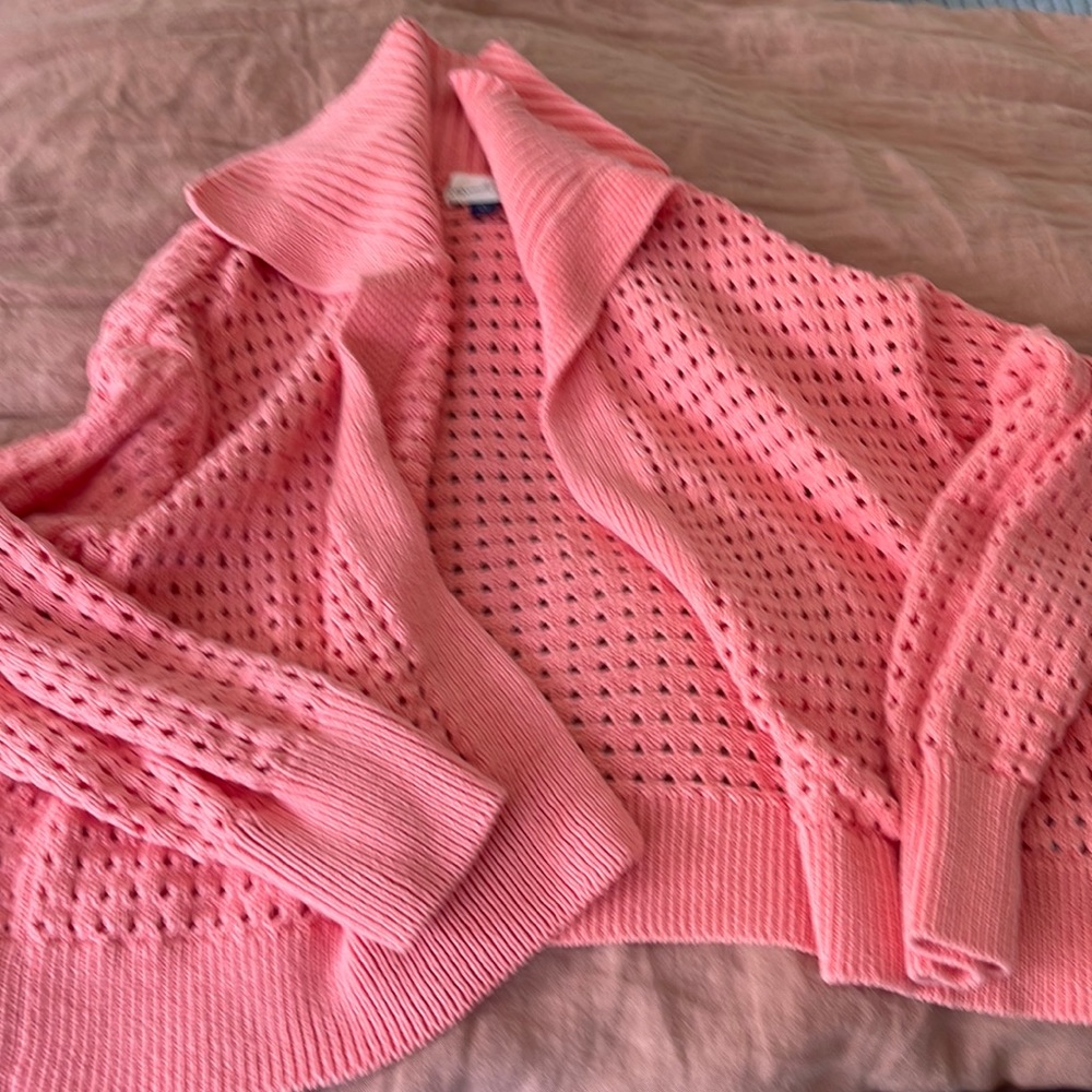 Universal Thread Perforate Sweater shawl